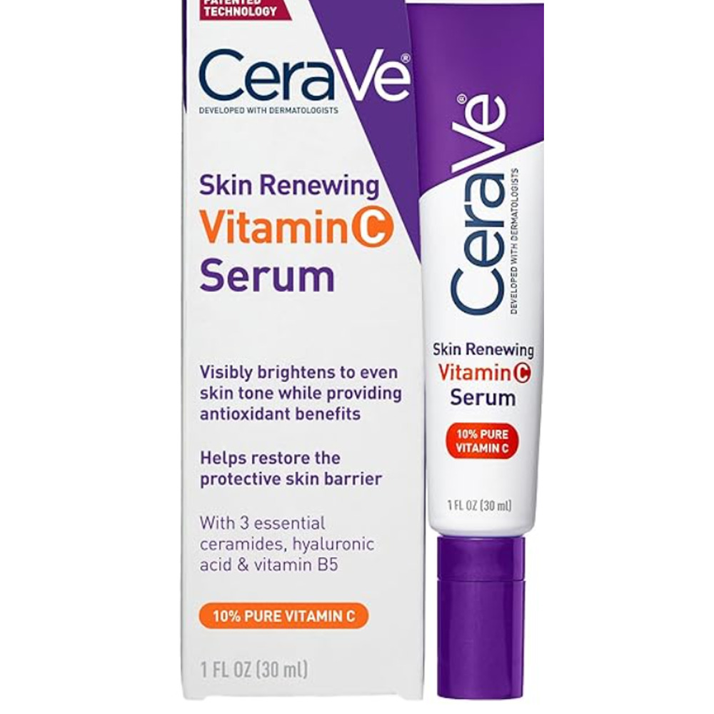 CeraVe Vitamin C Serum FREE SHIP with Hyaluronic Acid 1 Fl. Oz, Retails $28